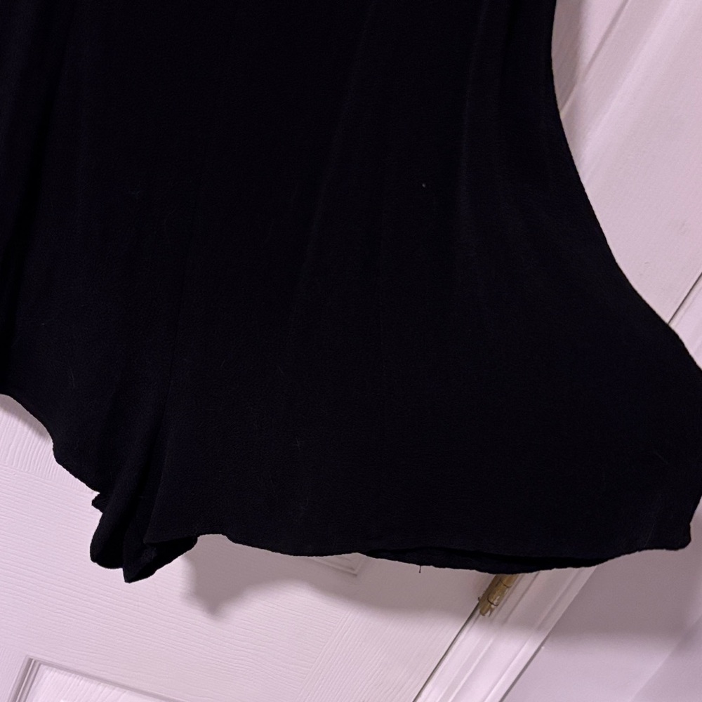 FREE PEOPLE… Black Puff Sleeve Sweetheart Neckline Romper…Sz 12… NWOT - Picture 5 of 13